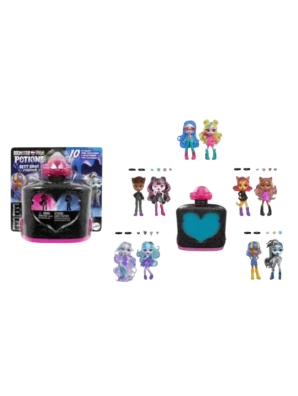 🧩♡Monster High Potions Best Boos Forever Mini 6" Doll
